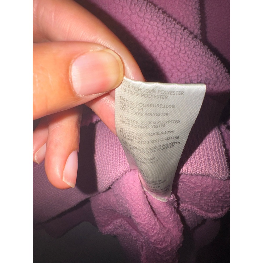 We The Free Free People Pink Teddy Fleece Cozy Camden Oversized Sweatshirt S - Picture 6 of 11